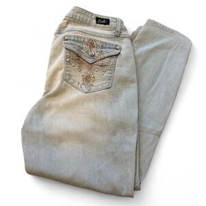 Stylish Earl Jeans Skinny Ankle with Embellishments